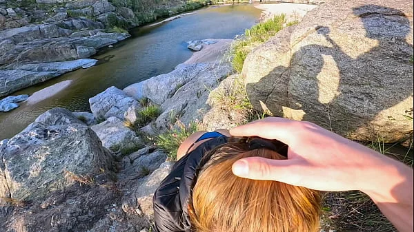 Naughty hikers - they got the summit and got busy on it fucking