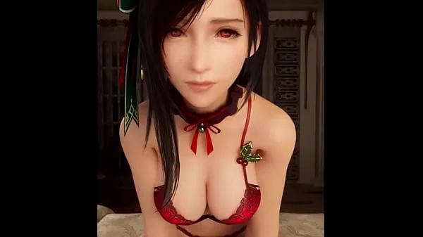 3D Compilation Tifa Lockhart Christmas Fuck Uncensored Hentai Final Fantasy 7 Remake