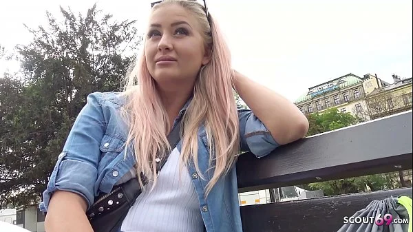 GERMAN SCOUT - CURVY COLLEGE TEEN TALK TO FUCK AT REAL STREET CASTING FOR CASH