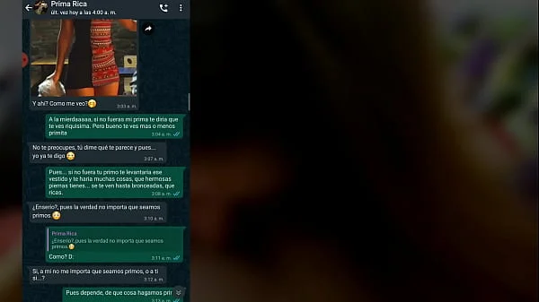 Chat De Whatsapp Con Mi Prima Se pone Caliente Por La Noche