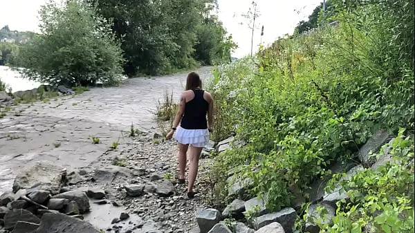 German Teen caught 3 times while fucking at the Danube